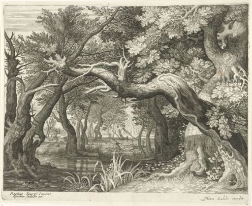 Deer Hunt by a Forest Lake