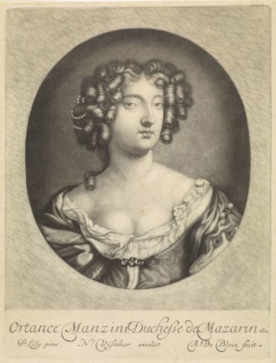Portrait of Hortense Mancini, Duchess of Mazarin