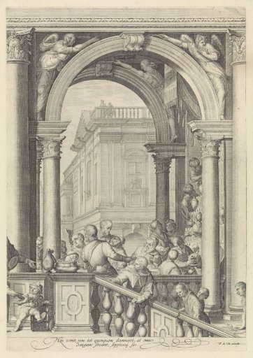 Christ at the Meal in the House of Levi the Tax Collector (Plate 3)