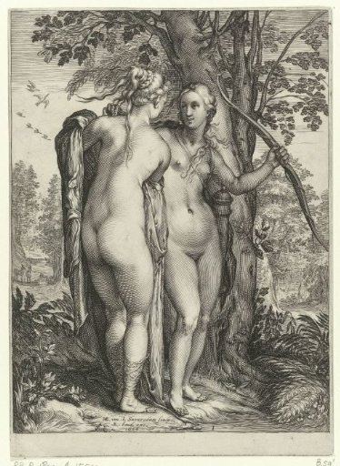 Diana and a Nymph before a Tree