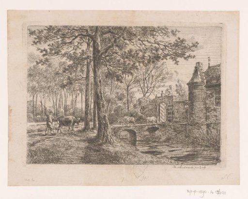 View of Castle Sterckshof in Deurne near Antwerp