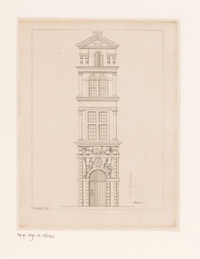 Facade of a building with the name Pictura above the door