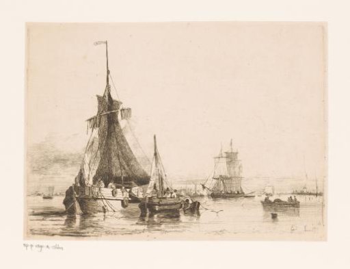 Fishing boat on the Scheldt