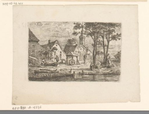 View of a village