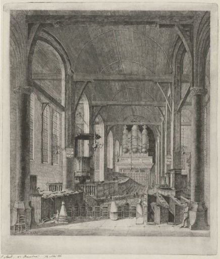 Interior of a Church at Oudewater