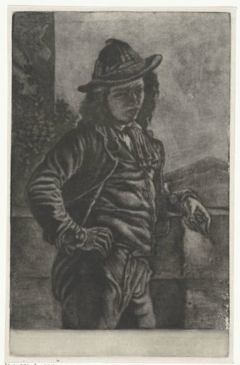 Standing boy with a flute