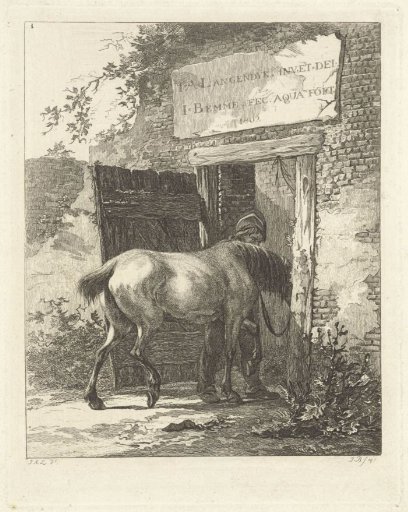 Title print for a series of horses