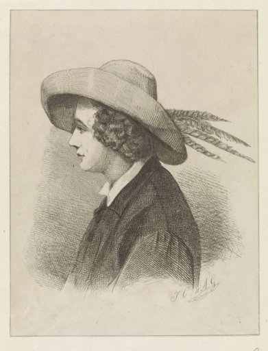 Portrait of Martinus Antonius Kuytenbrouwer in profile
