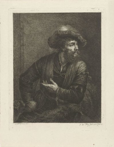 Portrait of an Unknown Man with a Feathered Cap