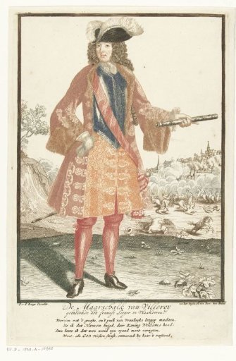 Portrait of Marshal François de Neufville, Duke of Villeroy