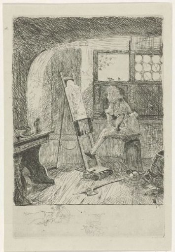 Painter in His Studio