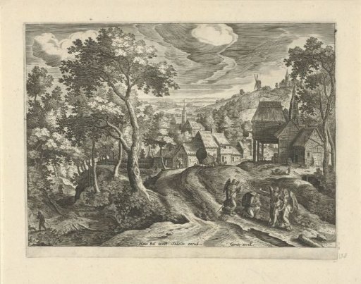 Landscape with Abraham and the three angels