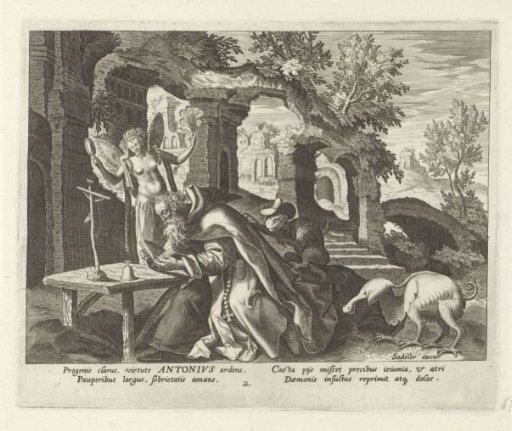 Anthony the Great as a hermit