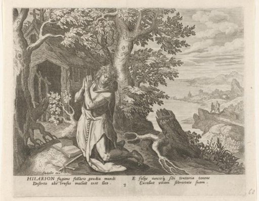 Hilarion the Great as a hermit