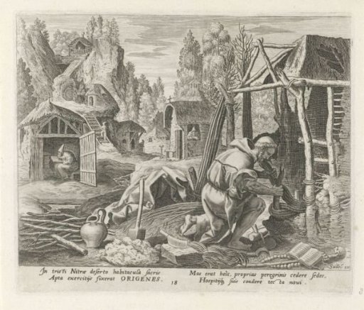 Hermits in the desert of Nitria