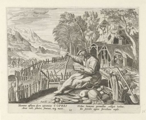 Copres of Egypt as a hermit