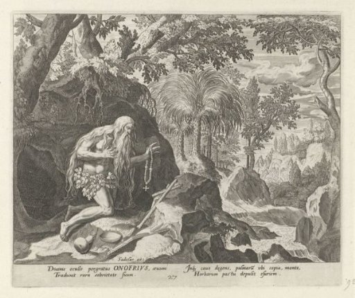 Onyphrius the Great as a hermit