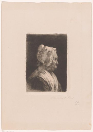 Portrait of an unknown old woman