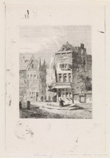 City view with figures
