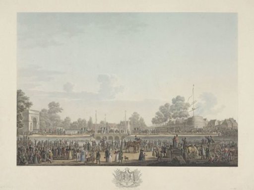 Arrival of King William I in Brussels, 1815
