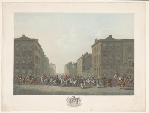 Military Band at the Inauguration of William I in Brussels on September 21, 1815
