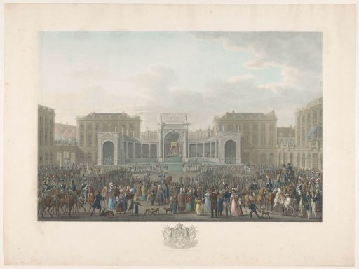 Inauguration of William I in Brussels on September 21, 1815