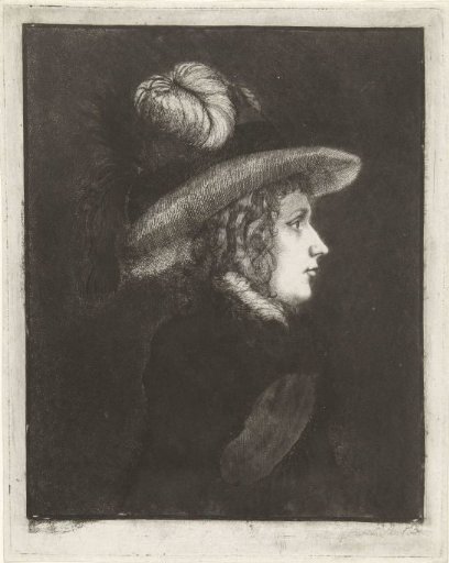 Portrait of a woman with a hat