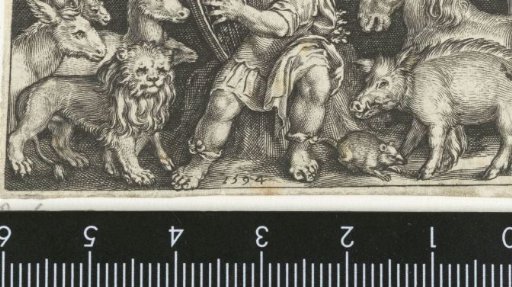 Orpheus enchants the animals with his music