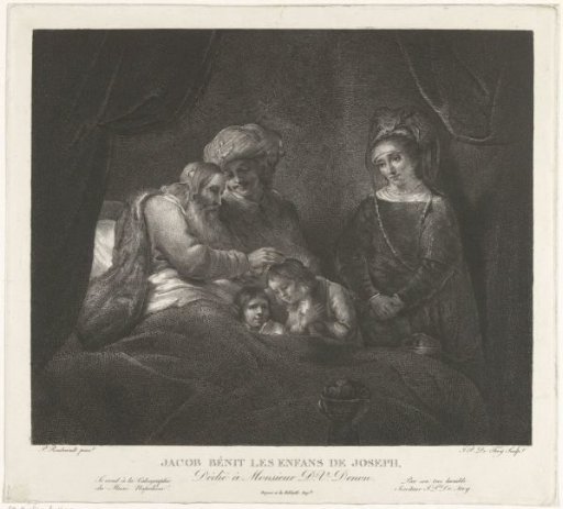 Jacob blesses Manasseh and Ephraim