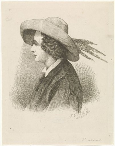 Portrait of Martinus Antonius Kuytenbrouwer in profile