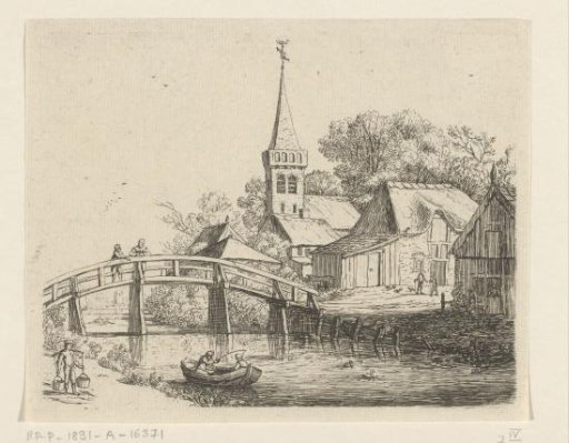 Landscape with Wooden Bridge