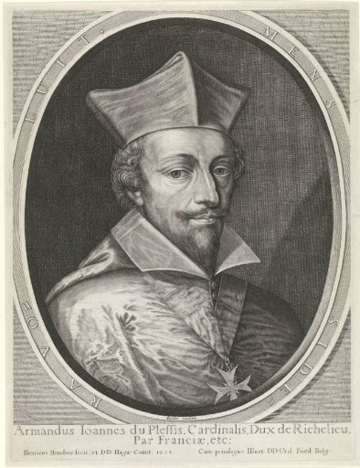 Portrait of Armand-Jean du Plessis, Duke of Richelieu