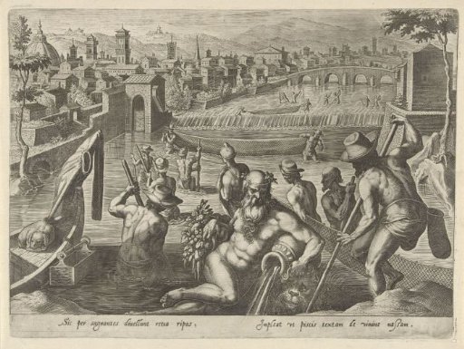 Fishing with a trawl net