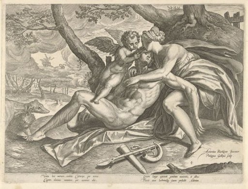 Venus Mourning the Death of Adonis
