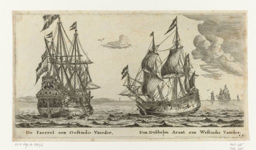 The Ships De Parel and De Dubbele Arend