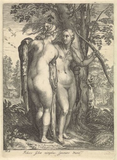 Diana and a Nymph before a Tree