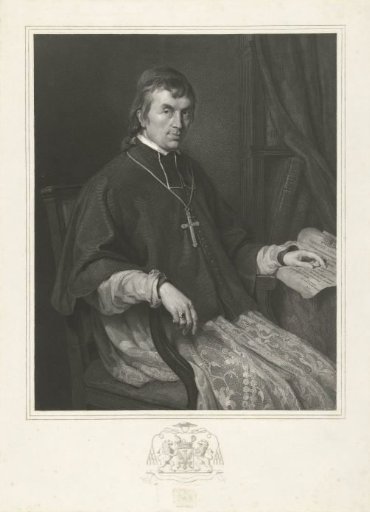 Portrait of Cornelius Ludovicus Baron van Wijkerslooth, Bishop of Curium