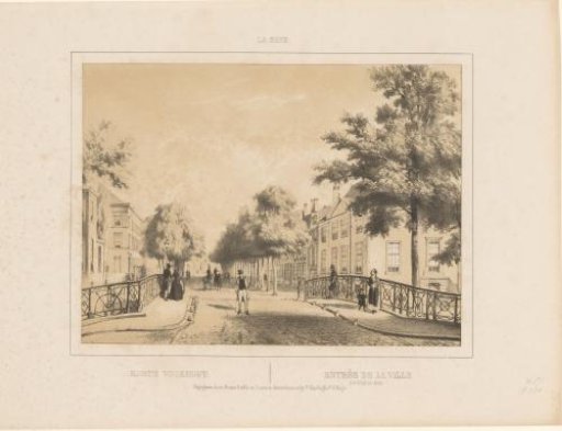 View of the Korte Voorhout at The Hague