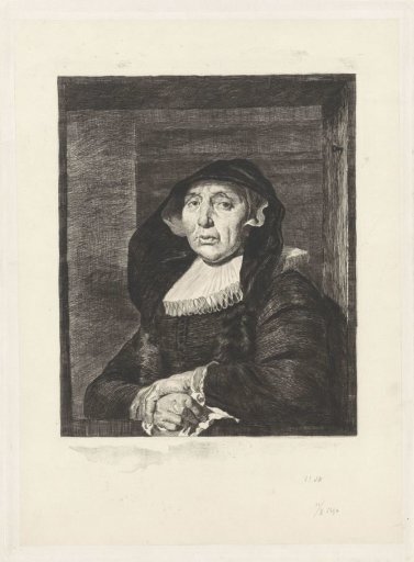 Portrait of an old woman, known as Bayken van Bracht