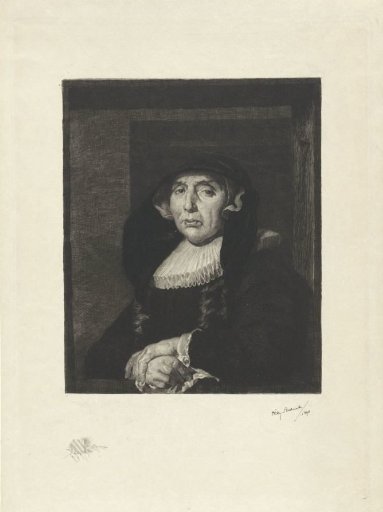 Portrait of an old woman, known as Bayken van Bracht