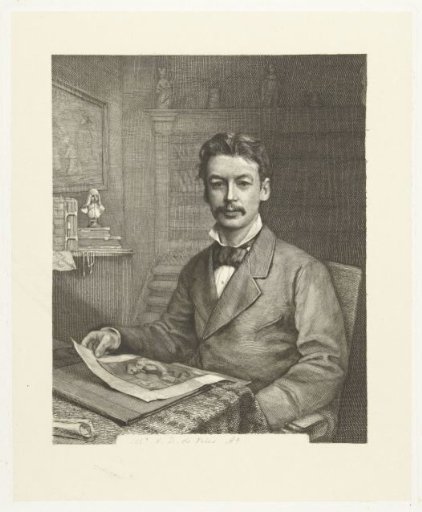 Portrait of Adrianus Daniel de Vries, Abbot
