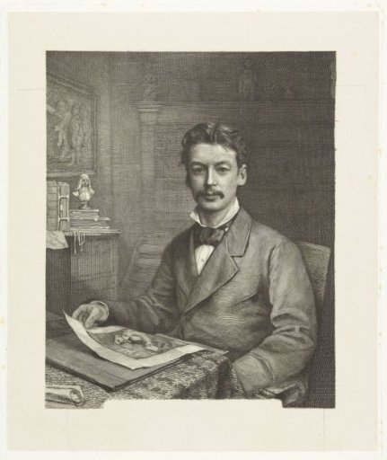 Portrait of Adrianus Daniel de Vries, Abbot