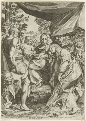 Mary with Child, Mary Magdalene and Jerome