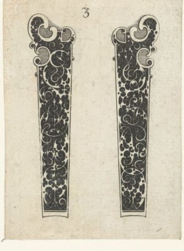 Two knife handles
