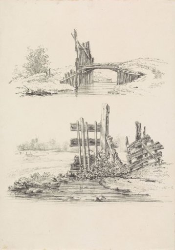 Two Views of a Fence and a Bridge