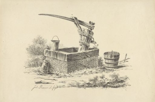 Wooden Pump in a Square Well
