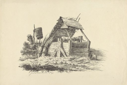 Water Well with Roof