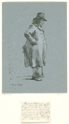 Portrait of the beggar Hendrik Delbroeck