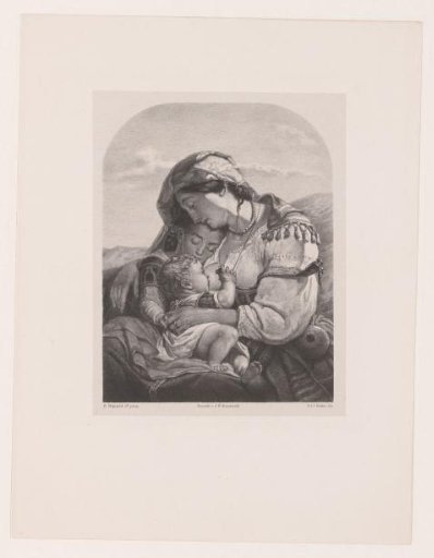 An Italian Woman with Two Children