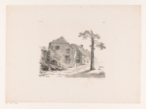 Farmhouses Along a Road